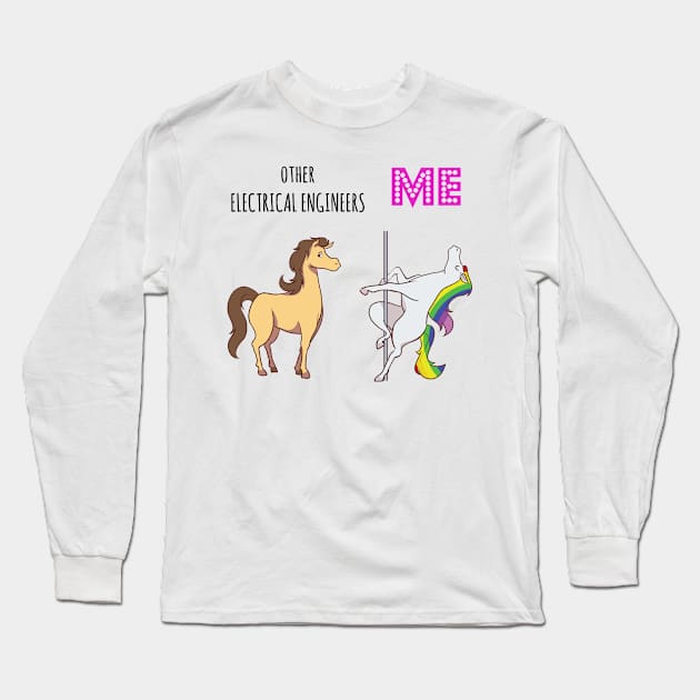 Other electrical engineer Unicorn Long Sleeve T-Shirt by IndigoPine